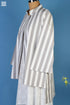 40s Cotton Corfu Jacket With Striped Block Print