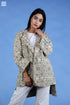 20s Cotton Corfu Jacket With Floral Block Print