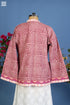 Cotton Corduroy Jacket in Paisley Block Print