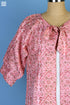 Silk Cotton Matinee Jacket In Floral Block Print