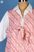 Khaadi Cotton Sleeveless Oliver Jacket In Graphic Block Print