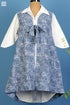 Khaadi Cotton Sleeveless Oliver Jacket In Block Print