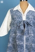 Khaadi Cotton Sleeveless Oliver Jacket In Block Print