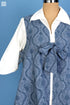 Khaadi Cotton Sleeveless Oliver Jacket In Block Print