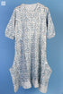 Mulmul Cotton Long SJB Top In Graphic Block Print