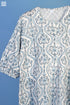 Mulmul Cotton Long SJB Top In Graphic Block Print