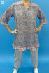 Mulmul Cotton Pete Top In Graphic Block Print