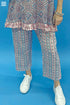 Khaadi Cotton Dot Pant With Graphic Block Print