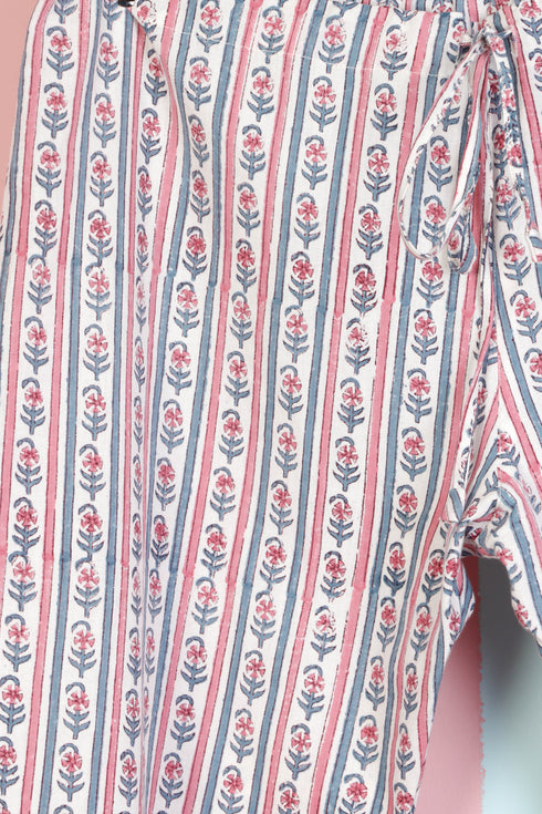 Khaadi Cotton Dot Pant With Graphic Block Print