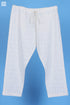 Khaadi Cotton Rose Pant In White Textured Block Print