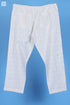 Khaadi Cotton Rose Pant In White Textured Block Print