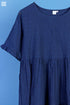 Mulmul Cotton Frou Frou Dress In Geometric Block Print