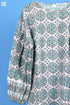 Crepe Cotton Stanley Top In Graphic Block Print
