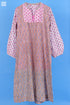 Mulmul Cotton Joplin Dress In Asorted Block Print