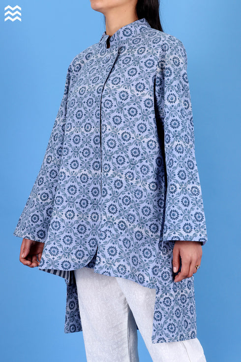 Khaadi Cotton Corfu Jacket With Traditional Block Print