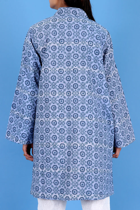 Khaadi Cotton Corfu Jacket With Traditional Block Print