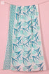 Mulmul Cotton Wrap In FloralBlock Print