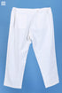 Cambric Cotton Rose Pant In Ivory Block Print