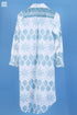 Mulmul Cotton Long Boyfriend Shirt In Graphic Block Print