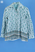 Slub Cotton Zoom Top In Retro Block Print