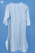 Slub Cotton SJB Top In Zigzag Block Print