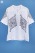 Slub Cotton Phil Top With Chikankari Embroidery