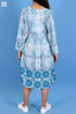 Mulmul Cotton Amalfi Dress With Floral Block Print