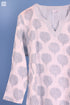 Crepe Cotton Anu Kurta In Graphic Block Print