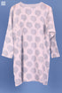 Crepe Cotton Anu Kurta In Graphic Block Print