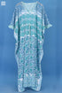 Mulmul Cotton Cher Caftan In Assorted Block Print