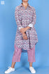 Mulmul Cotton Boyfriend Shirt In Floral Block Print