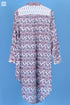Mulmul Cotton Boyfriend Shirt In Floral Block Print