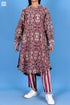 Cotton Silk Lizard Top In Graphic Print