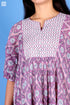 Mulmul Cotton Ellora Kaftan In Graphic Block Print