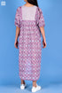 Mulmul Cotton Ellora Kaftan In Graphic Block Print