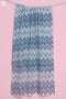 Wool Stole In Chevron Block Print
