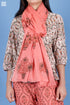 Mulmul Cotton Wrap In Floral Block Print
