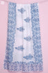 Mulmul Cotton Wrap In Floral Block Print