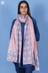 Mulmul Cotton Wrap In Floral Block Print