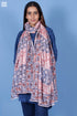 Mulmul Cotton Wrap In Assorted Block Print