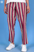 Cambric Cotton Clint Pant In Striped Print