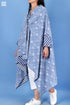 Khaadi Cotton Bob Overlay Jacket In Graphic Block Print