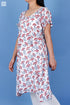 Mulmul Cotton Pete Top In Floral Block Print