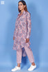Mulmul Cotton Boyfriend Shirt In Floral Block Print