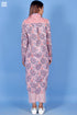 Mulmul Cotton Boyfriend Shirt In Floral Block Print