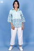Slub Cotton Zoom Shirt In Assorted Block Print