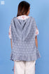Crepe Cotton Lola Shrug In Graphic Block Print