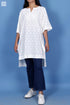 Rayon Uma Top In Graphic Block Print