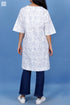 Slub Cotton Uma Top In Graphic Block Print