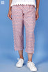 Cambric Cotton Van Pant With Floral Block Print